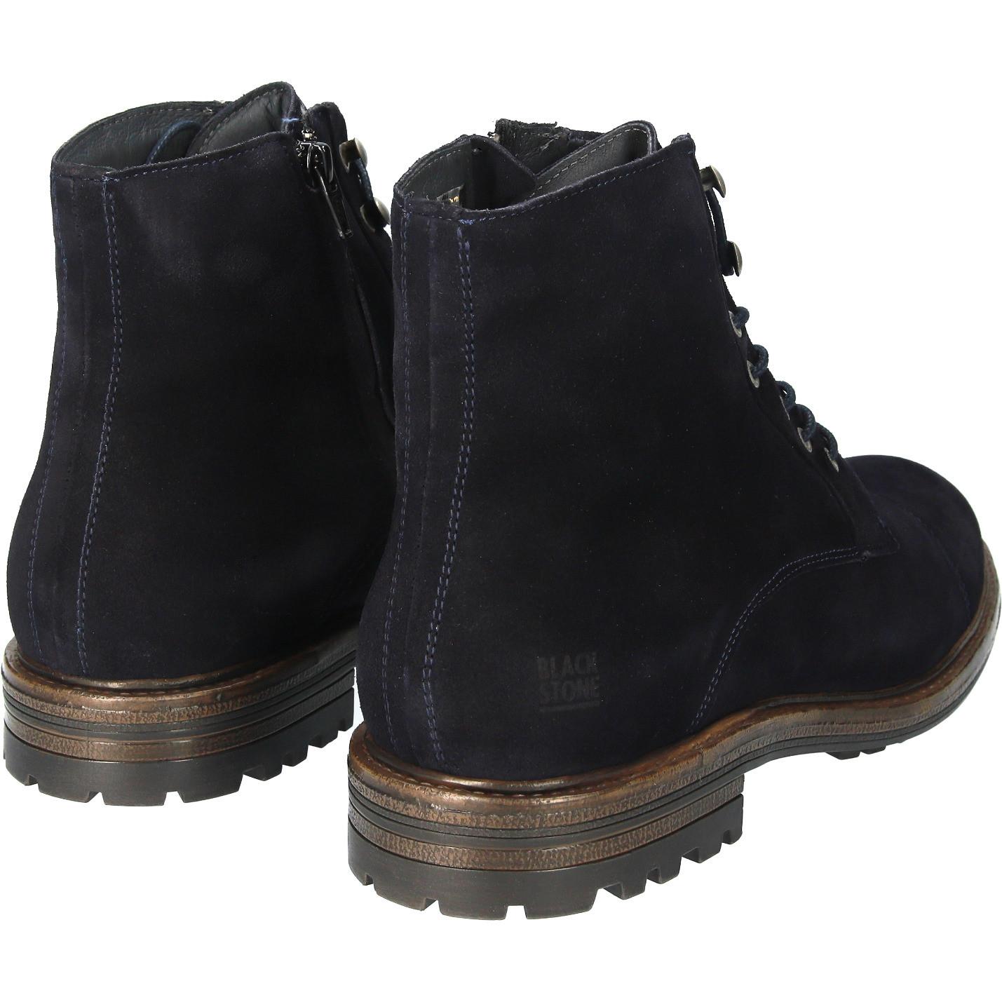 Blackstone stiefeletten aus wildleder ug20 navy