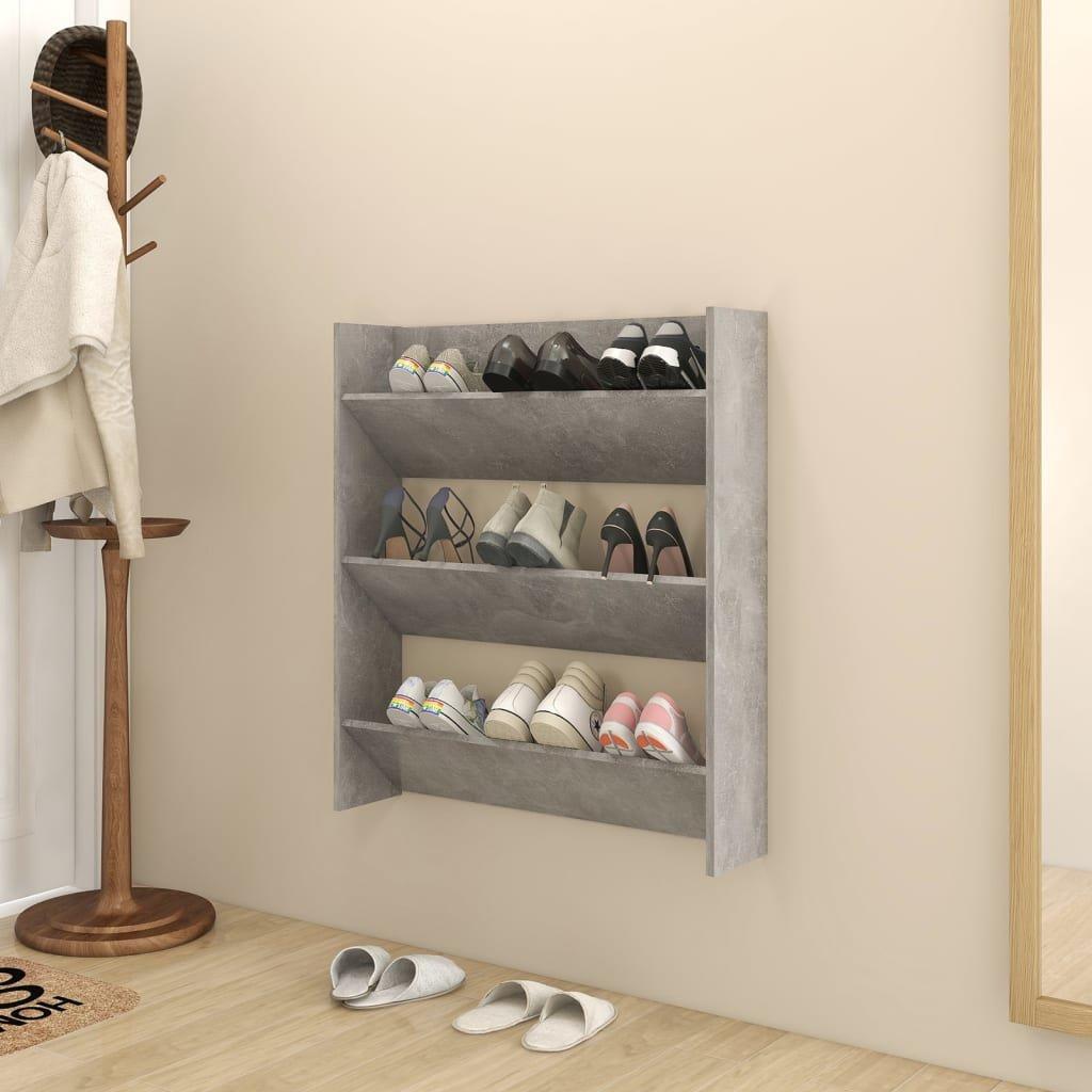 VidaXL Wand-schuhschrank holzwerkstoff