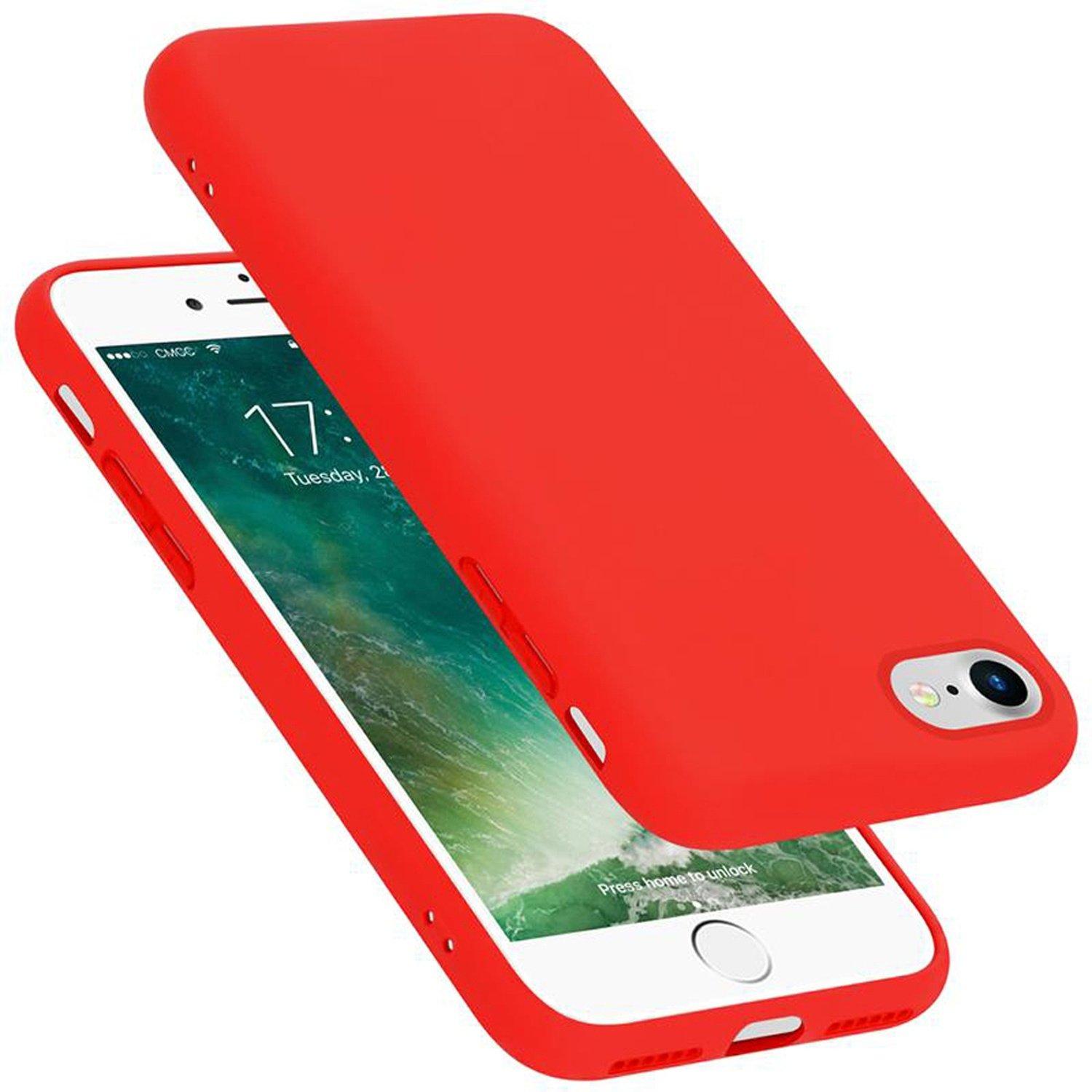 Cadorabo Hülle für Apple iPhone 7 / 7S / 8 / SE 2020 TPU Silikon Liquid