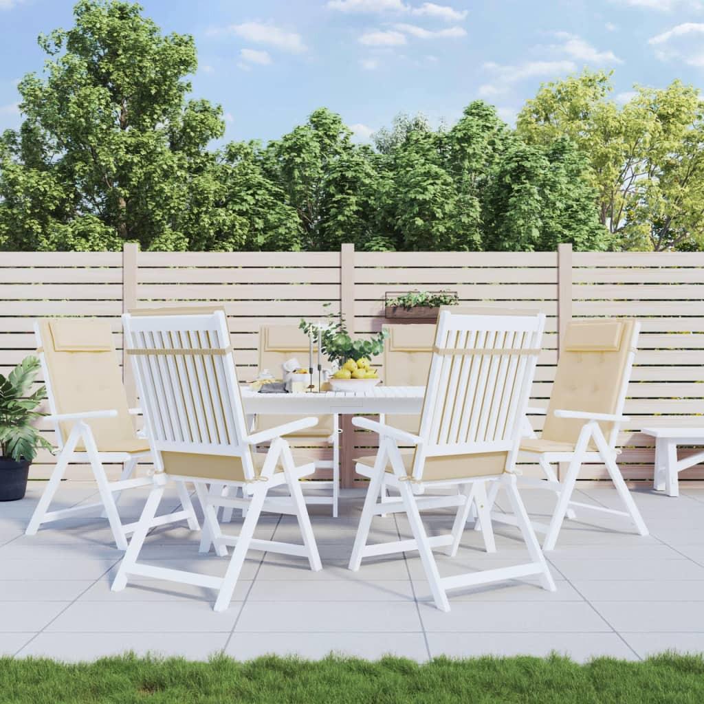 VidaXL Gartenstuhlauflage für hochlehner gewebe