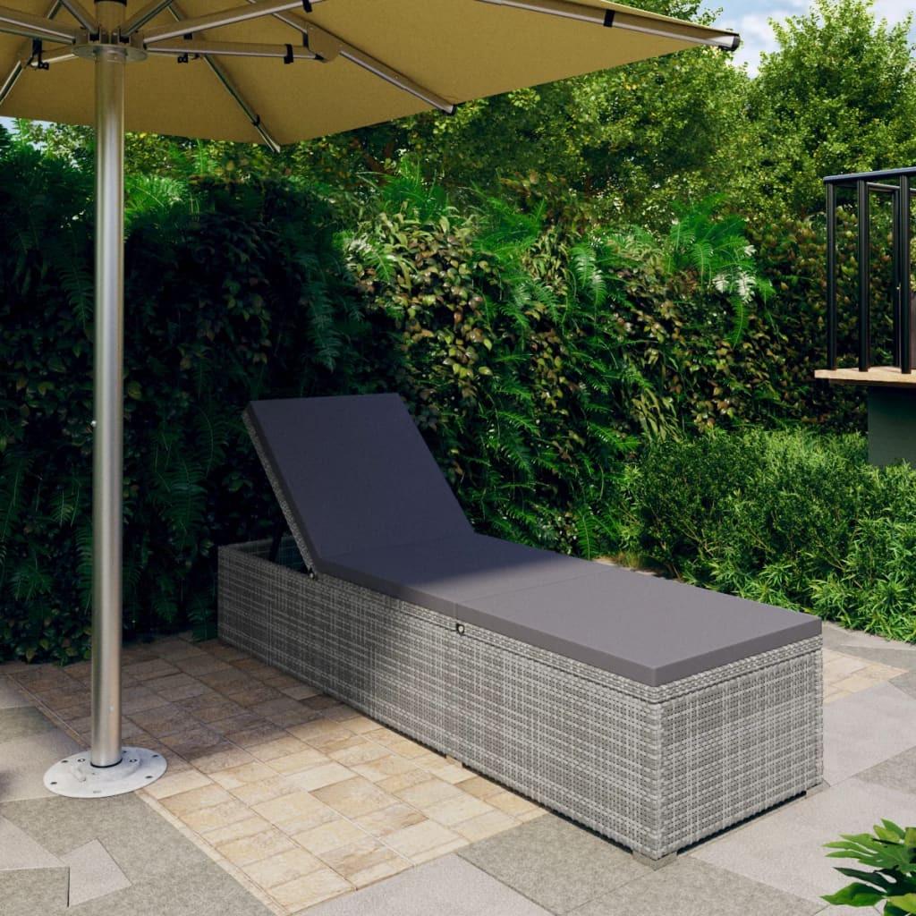 VidaXL Sonnenliege poly-rattan