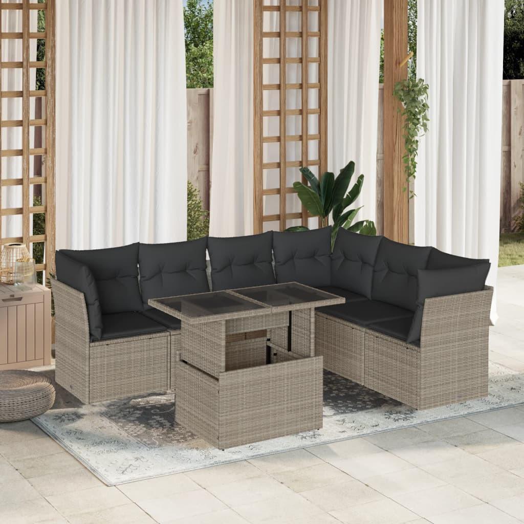 VidaXL Garten sofagarnitur poly-rattan