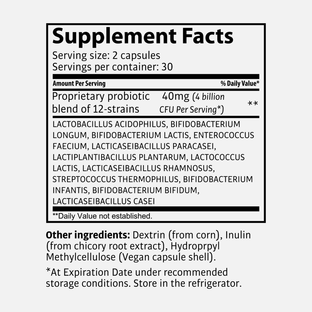 Tasnim Pro Darm ESL – Milchsäurebakterien – 60 Kapseln