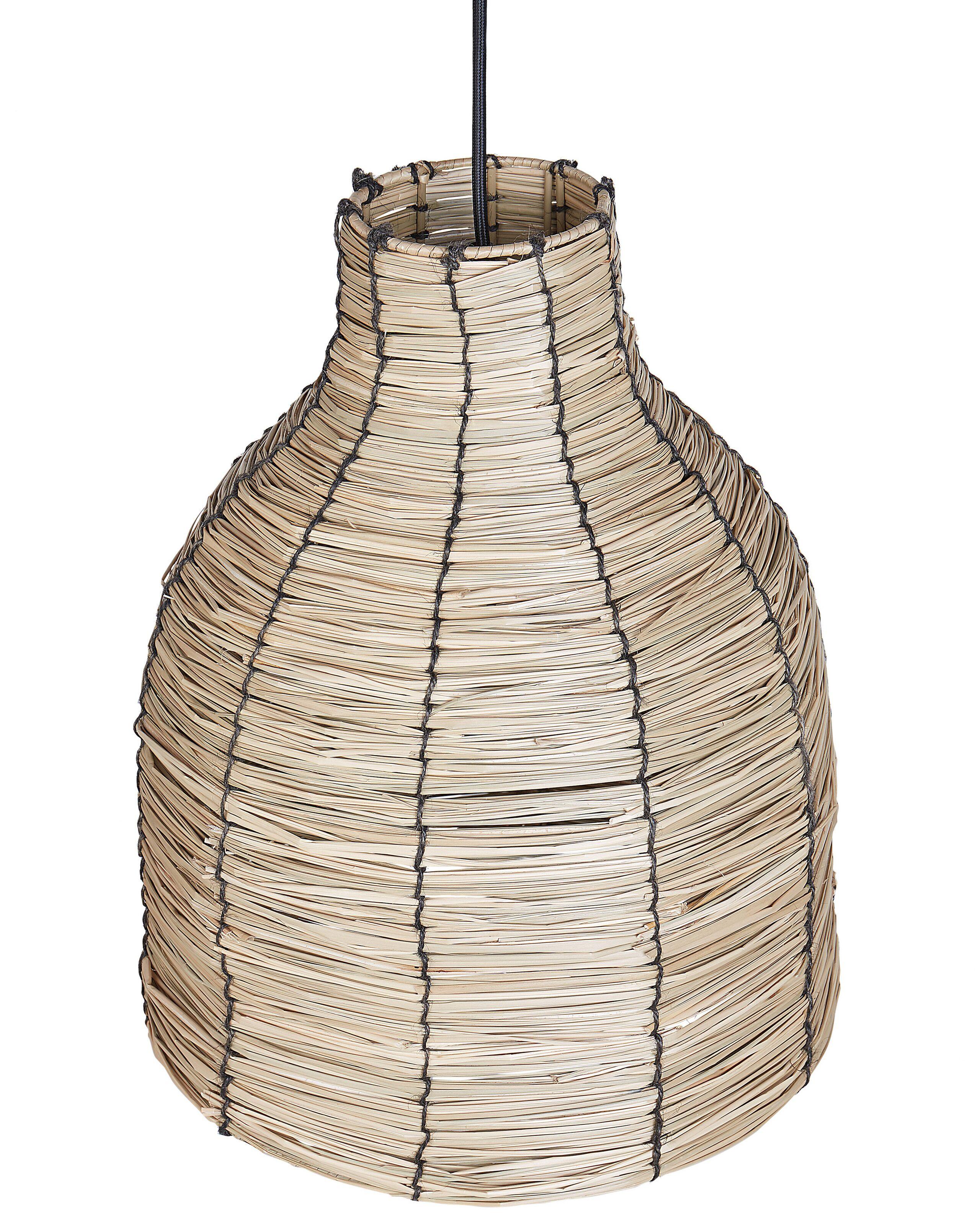 Beliani Hängelampe aus Seegras Boho KELAKAS