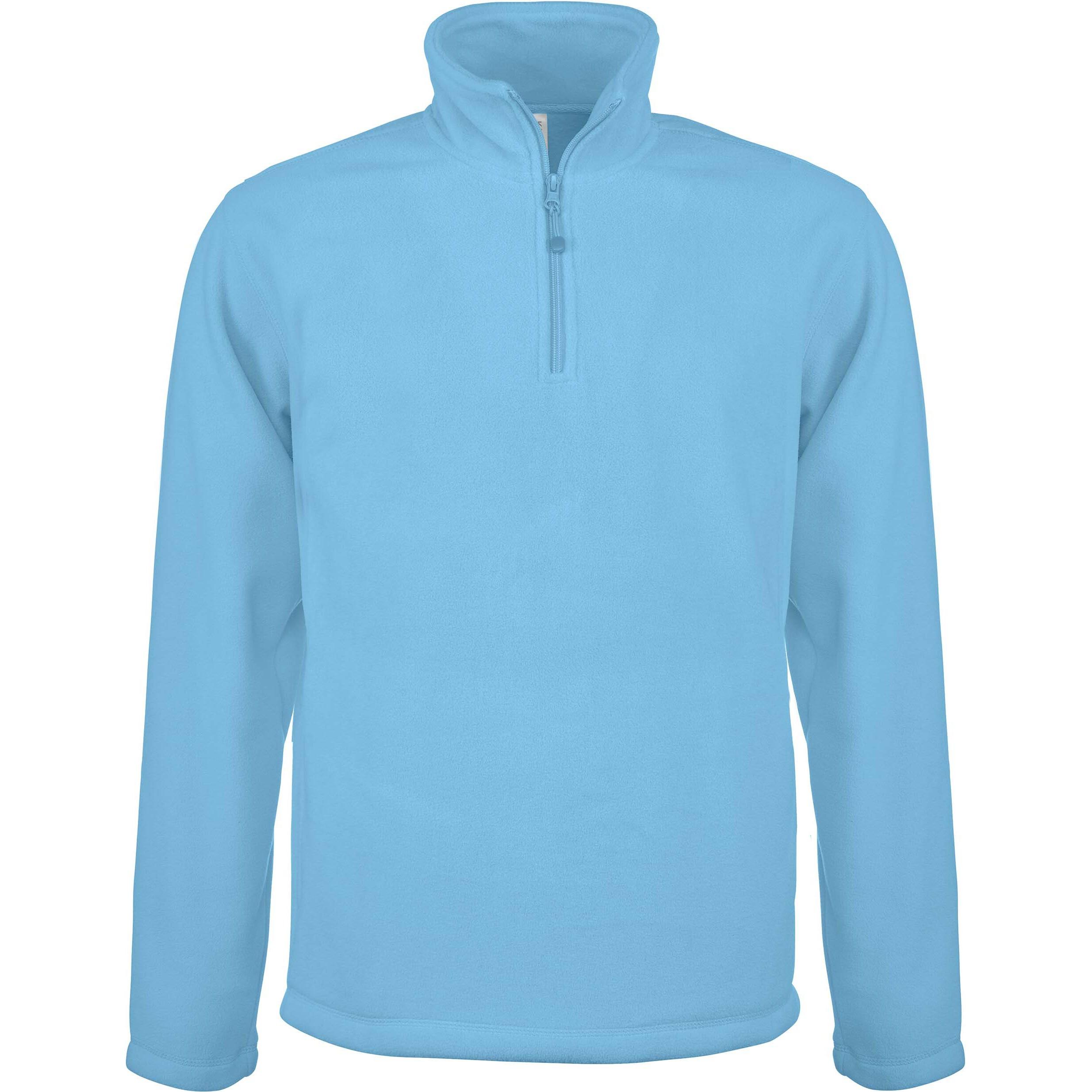 Kariban fleecejacke mit reißverchlukragen enzo