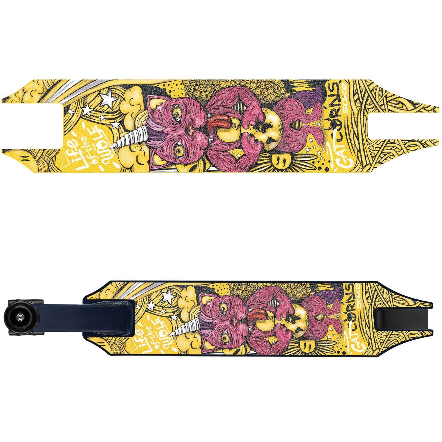 B2X Griptape-Schleifpapier für Scooter Pro – Cat Corn