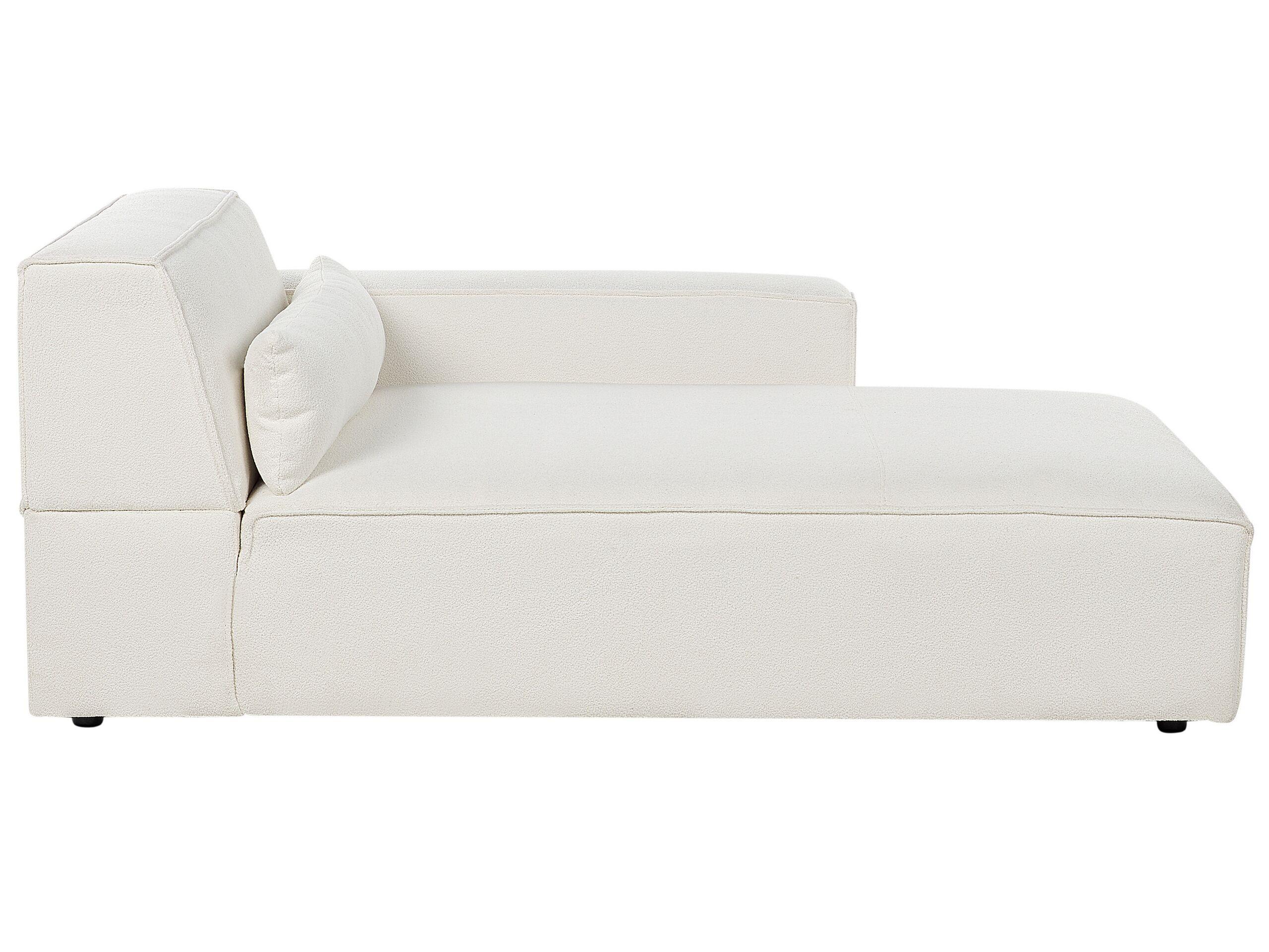 Beliani Linksseitige Chaiselounge aus Bouclé Modern HELLNAR