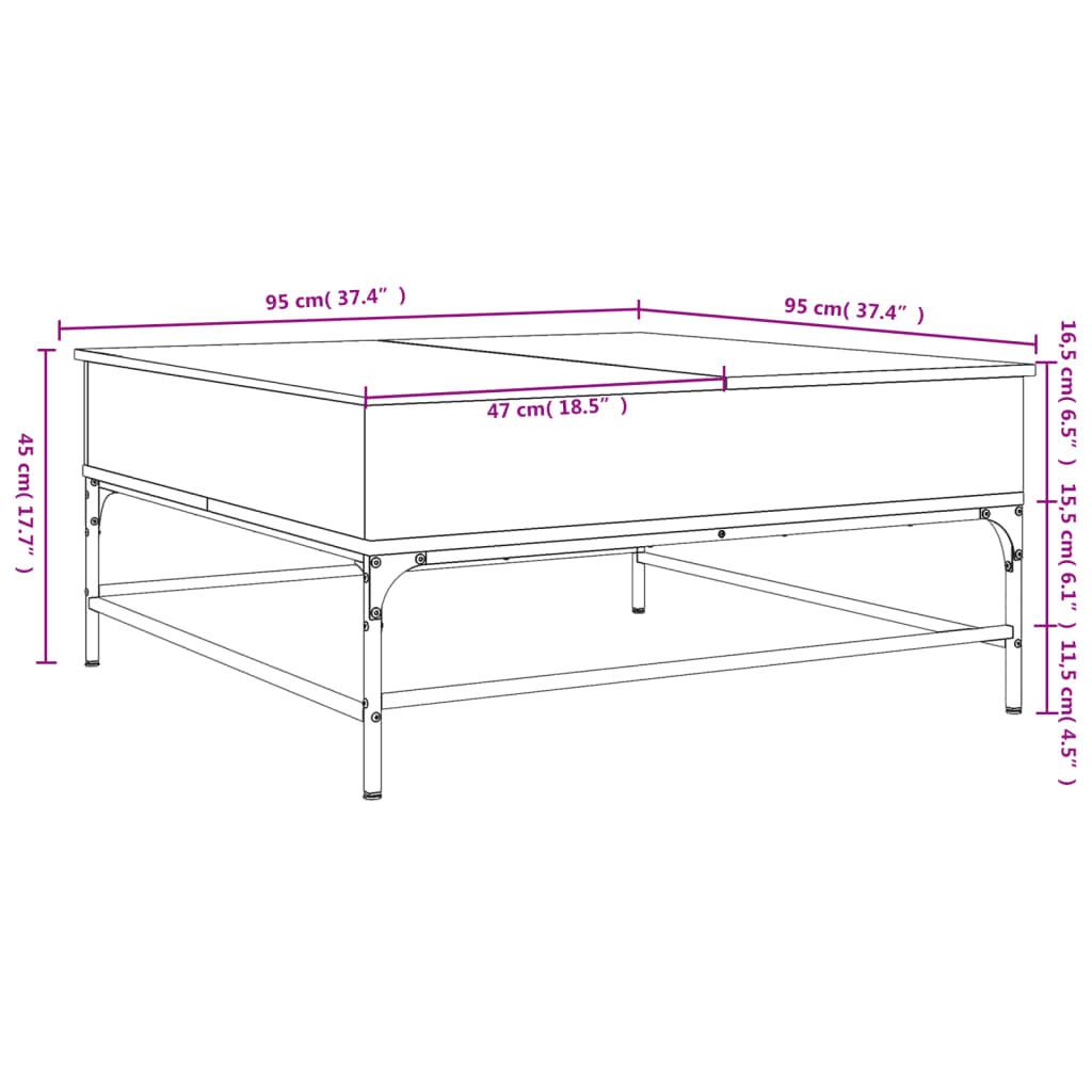 VidaXL Couchtisch metall