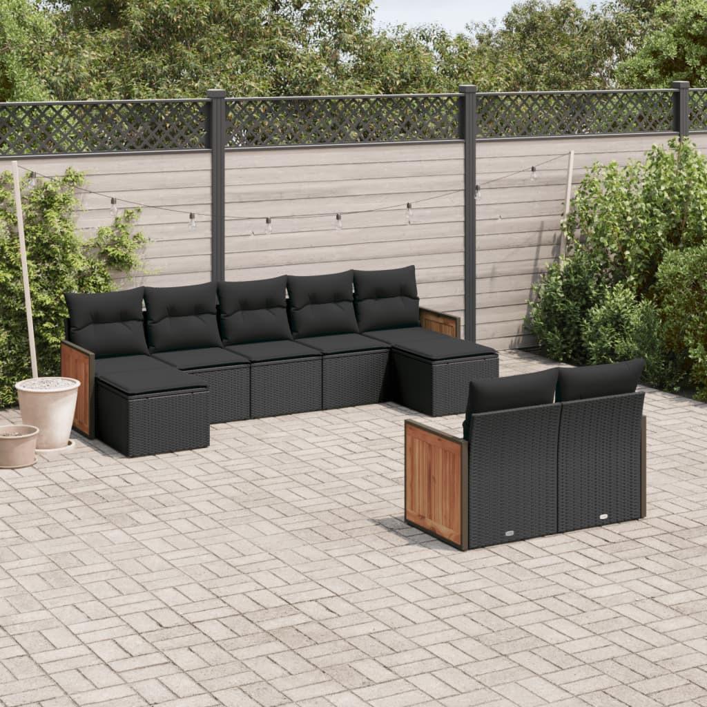 VidaXL Garten sofagarnitur poly-rattan