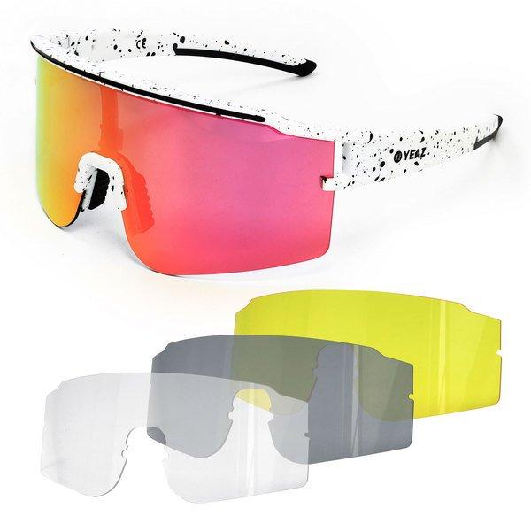 YEAZ SUNTHRILL Set Sport-Sonnenbrille - Crystal White