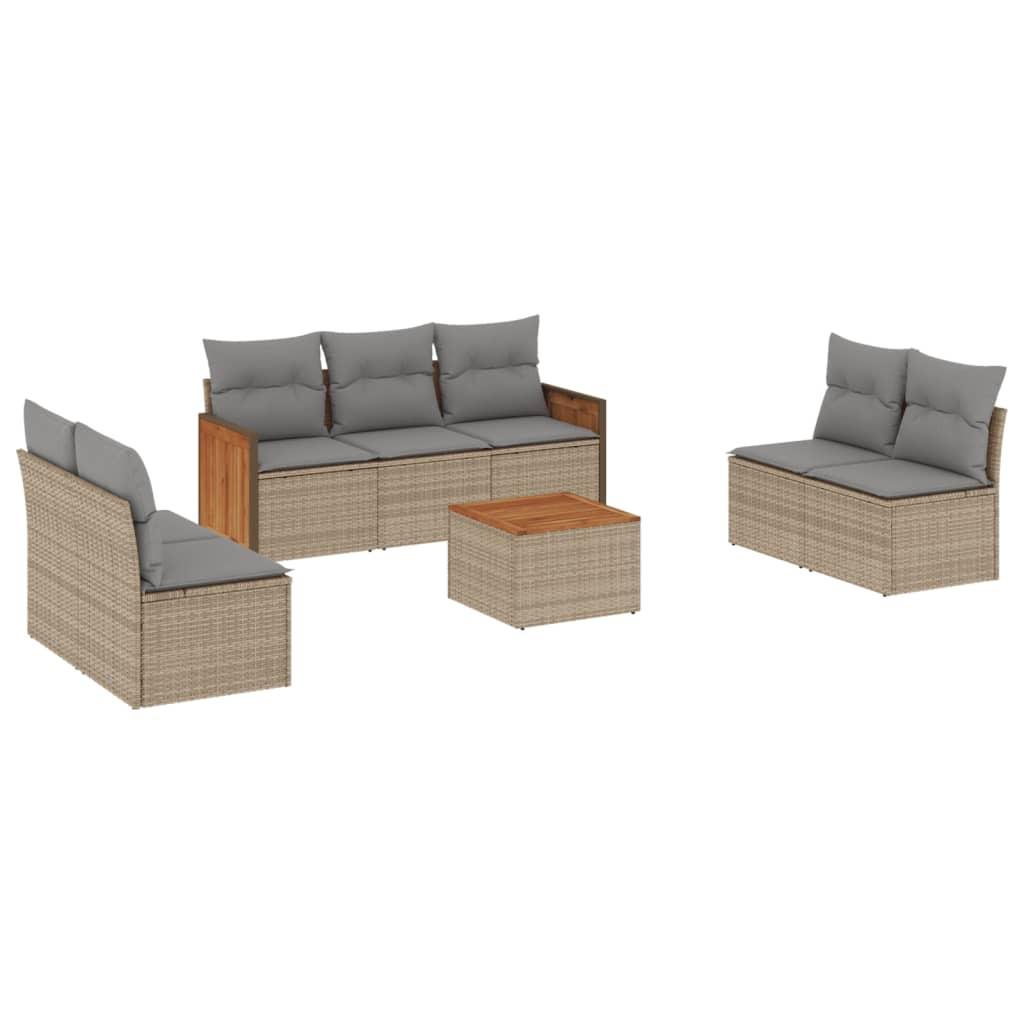 VidaXL Garten sofagarnitur poly-rattan