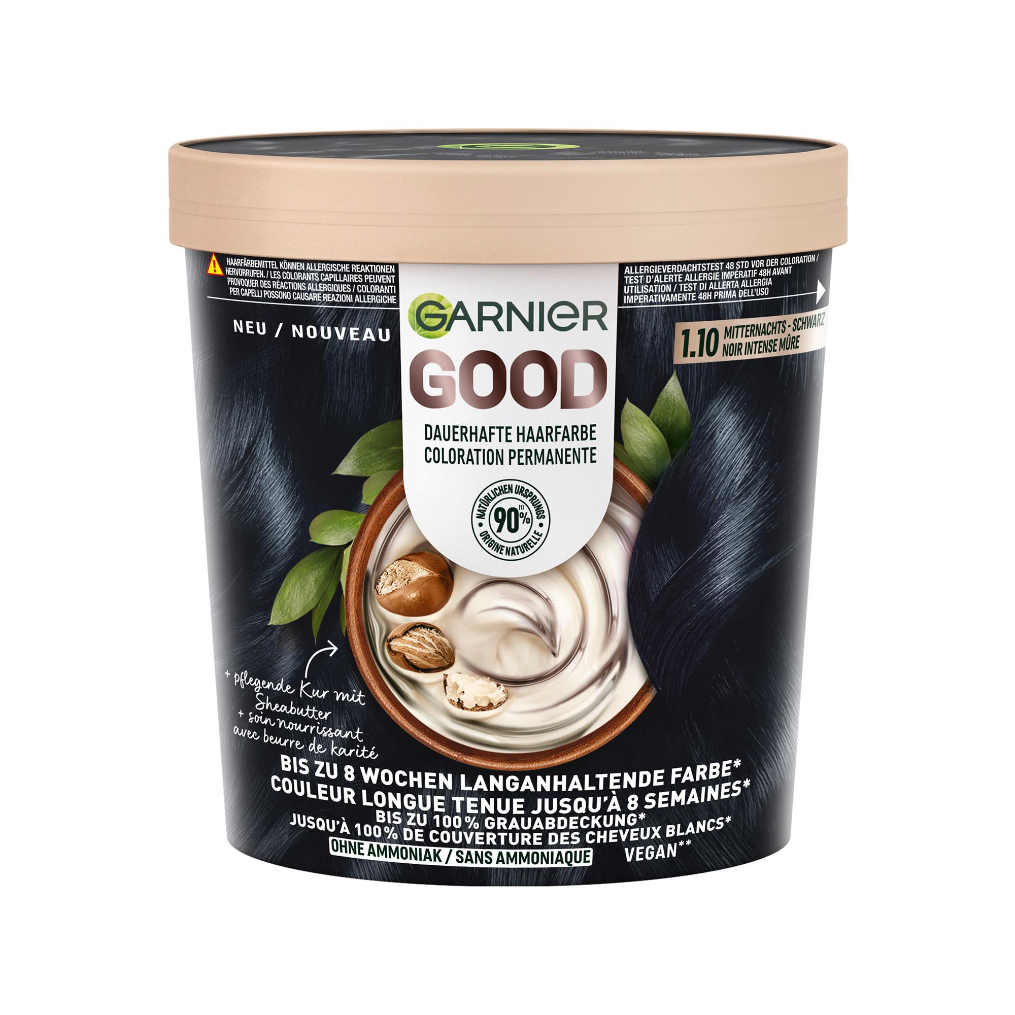 GARNIER GOOD Dauerhafte Haarfarbe 1.10 Midnight Illusion