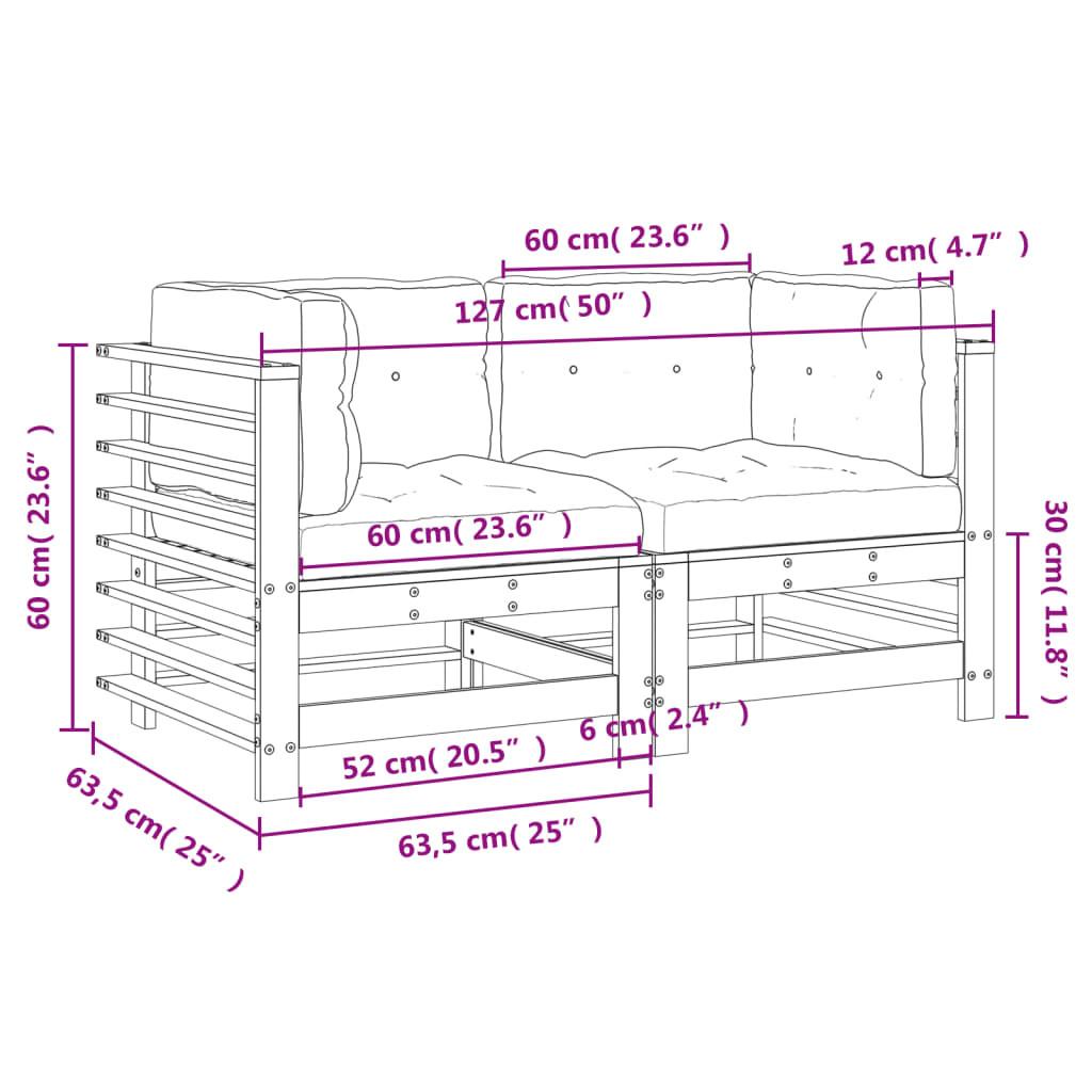 VidaXL Ecksofa holz