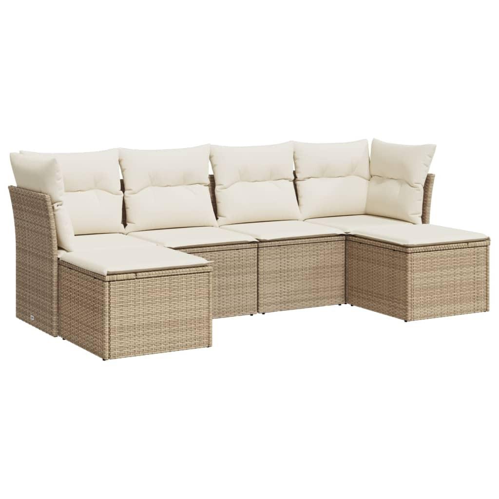 VidaXL Garten sofagarnitur poly-rattan