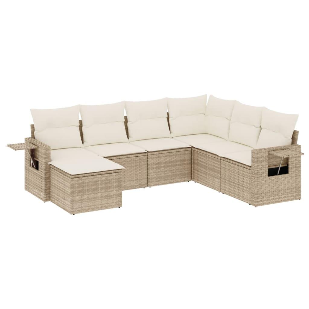 VidaXL Garten sofagarnitur poly-rattan