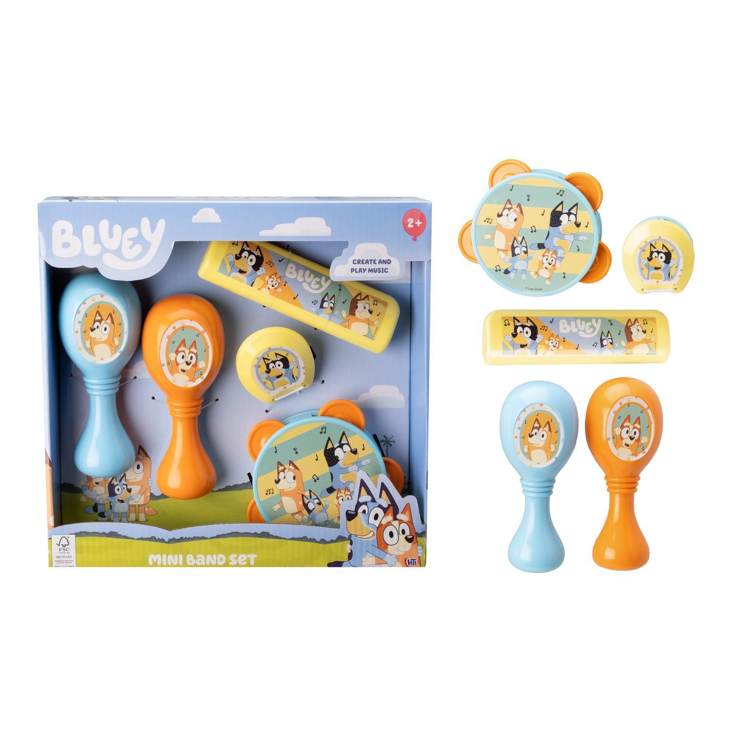 Bluey Blaues Mini-Band-Set