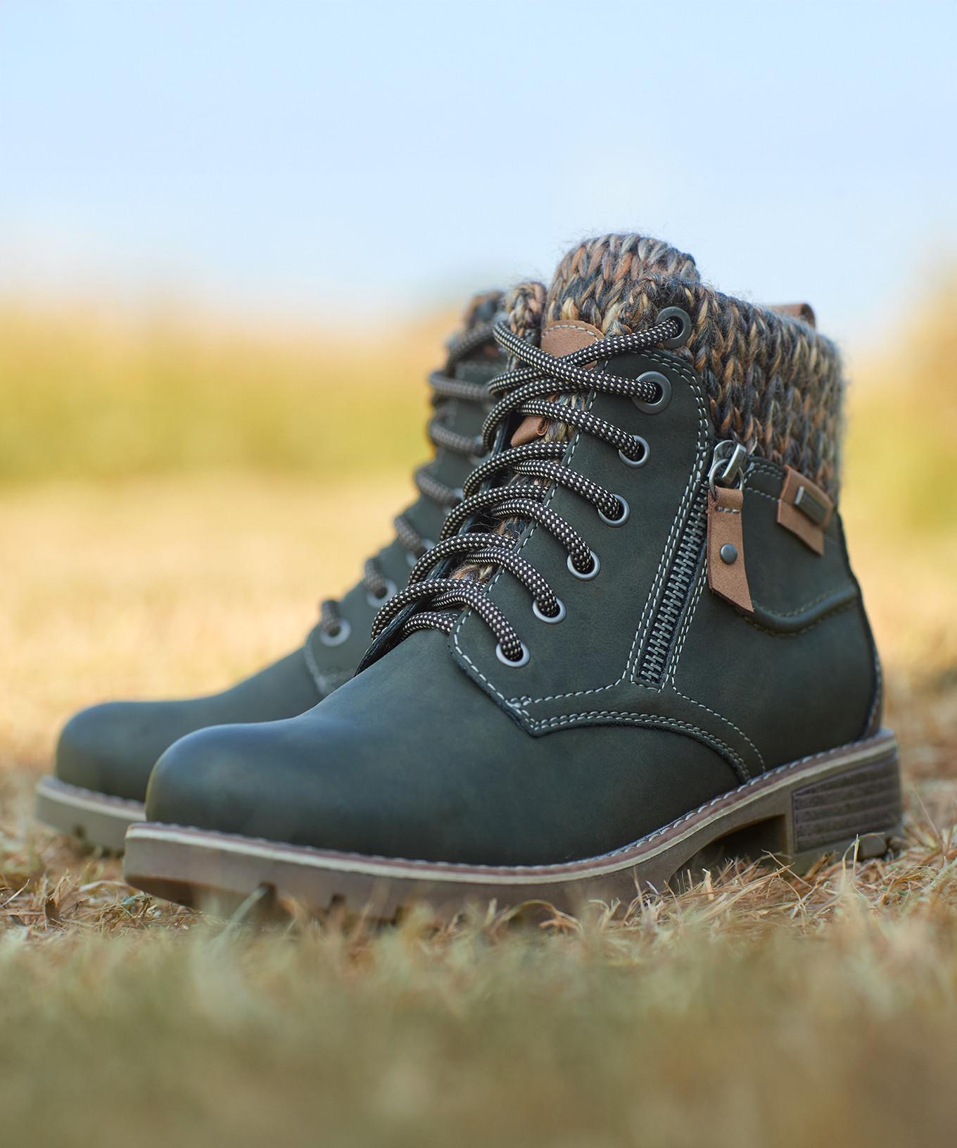 Joe Browns Schicke Winterstiefeletten in Khaki