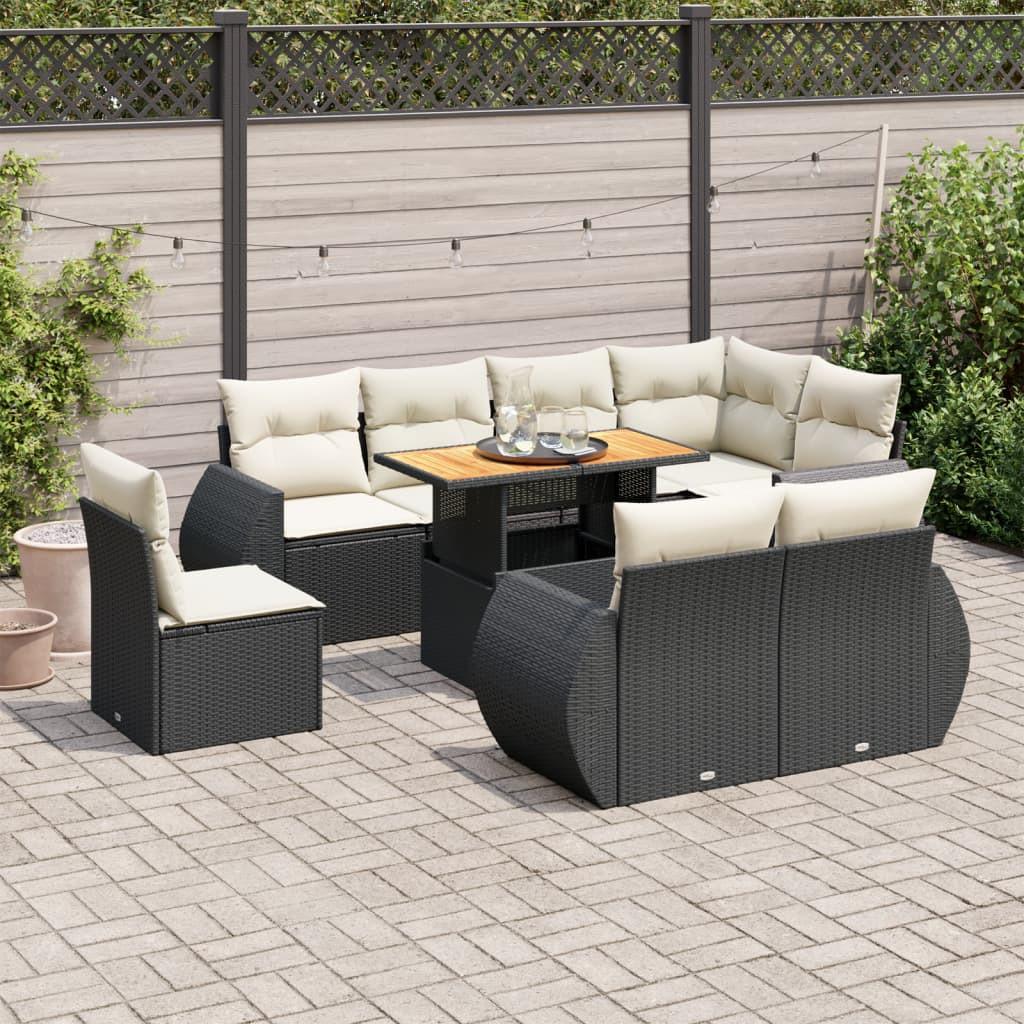 VidaXL Garten sofagarnitur poly-rattan