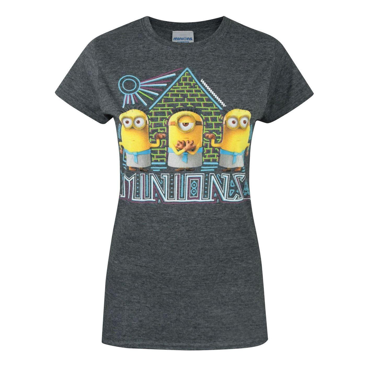 minions Pyramiden Design T-Shirt