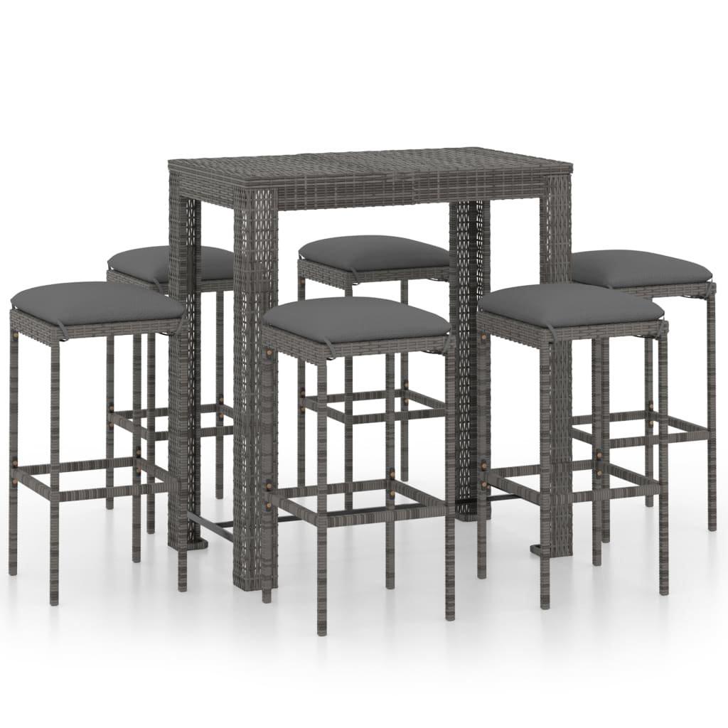 VidaXL Bar-set poly-rattan