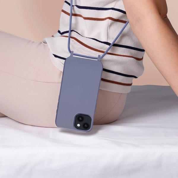 Avizar Kettenhülle iPhone 14 Blaulila