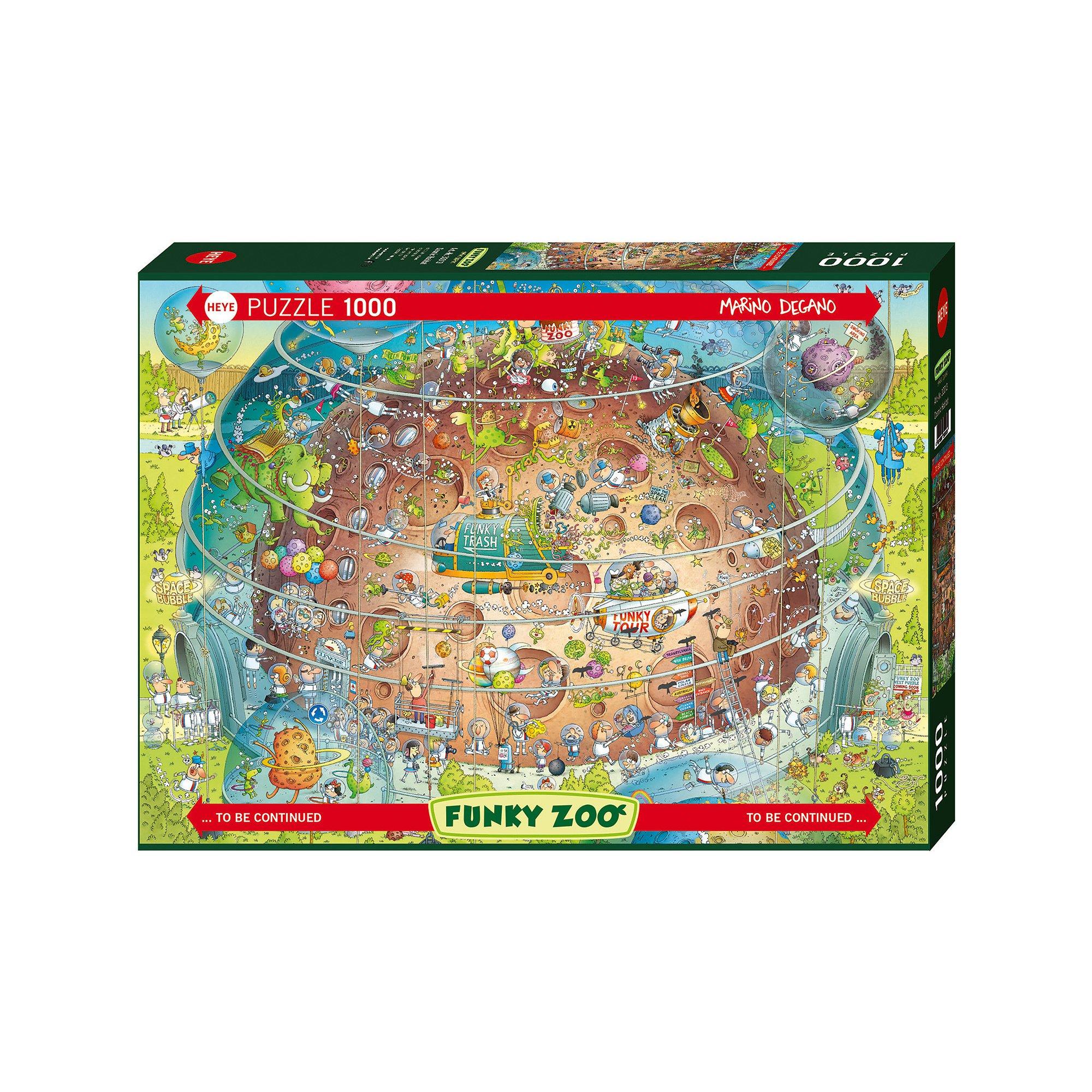 Heye Marino Degano Puzzle Weltall-Zoo, 1000 Teile
