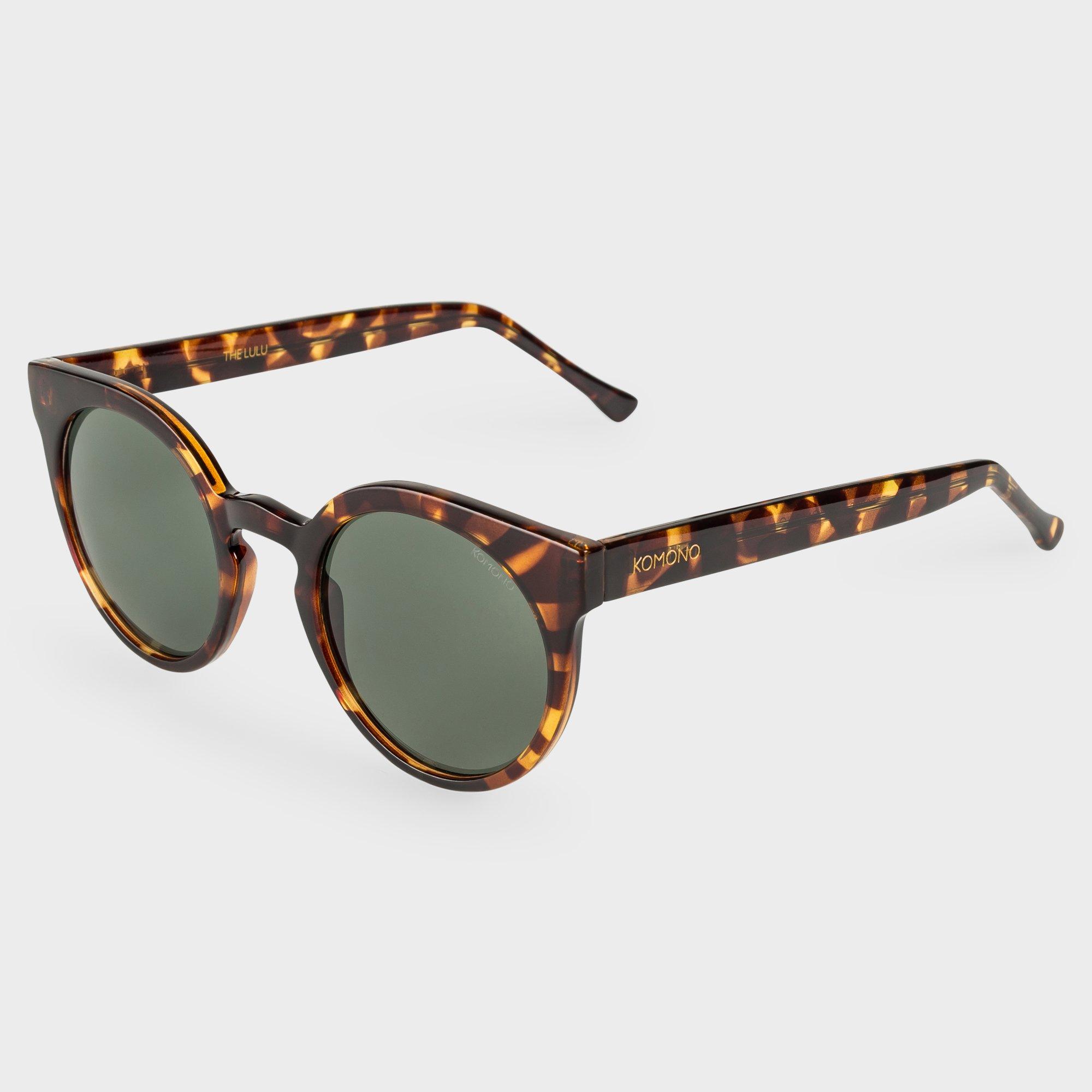 KOMONO Lulu Runde Sonnenbrille mit Etui