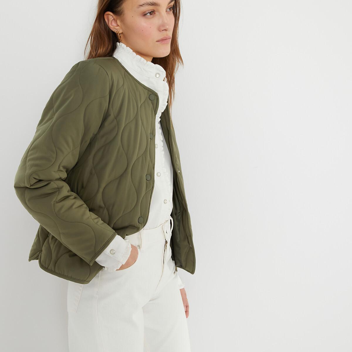 La Redoute Collections Light-Steppjacke mit Druckknöpfen
