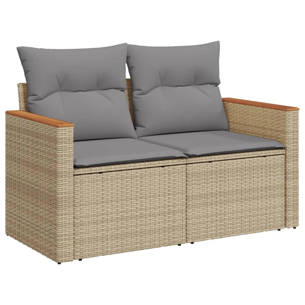 VidaXL Garten sofagarnitur poly-rattan