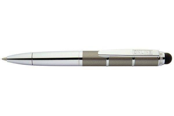 Online ONLINE Drehkugelschreiber M 33660/3D Piccolo Metallic Grey