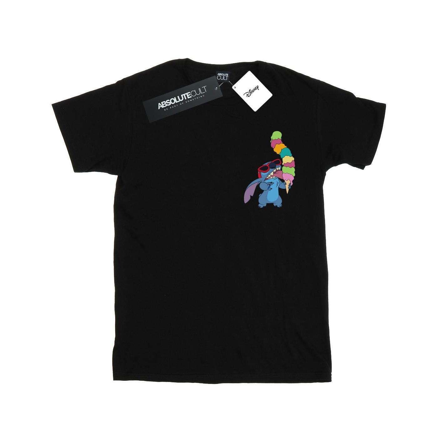 Disney Lilo and Stitch Ice Cream Grafikdruck T-Shirt