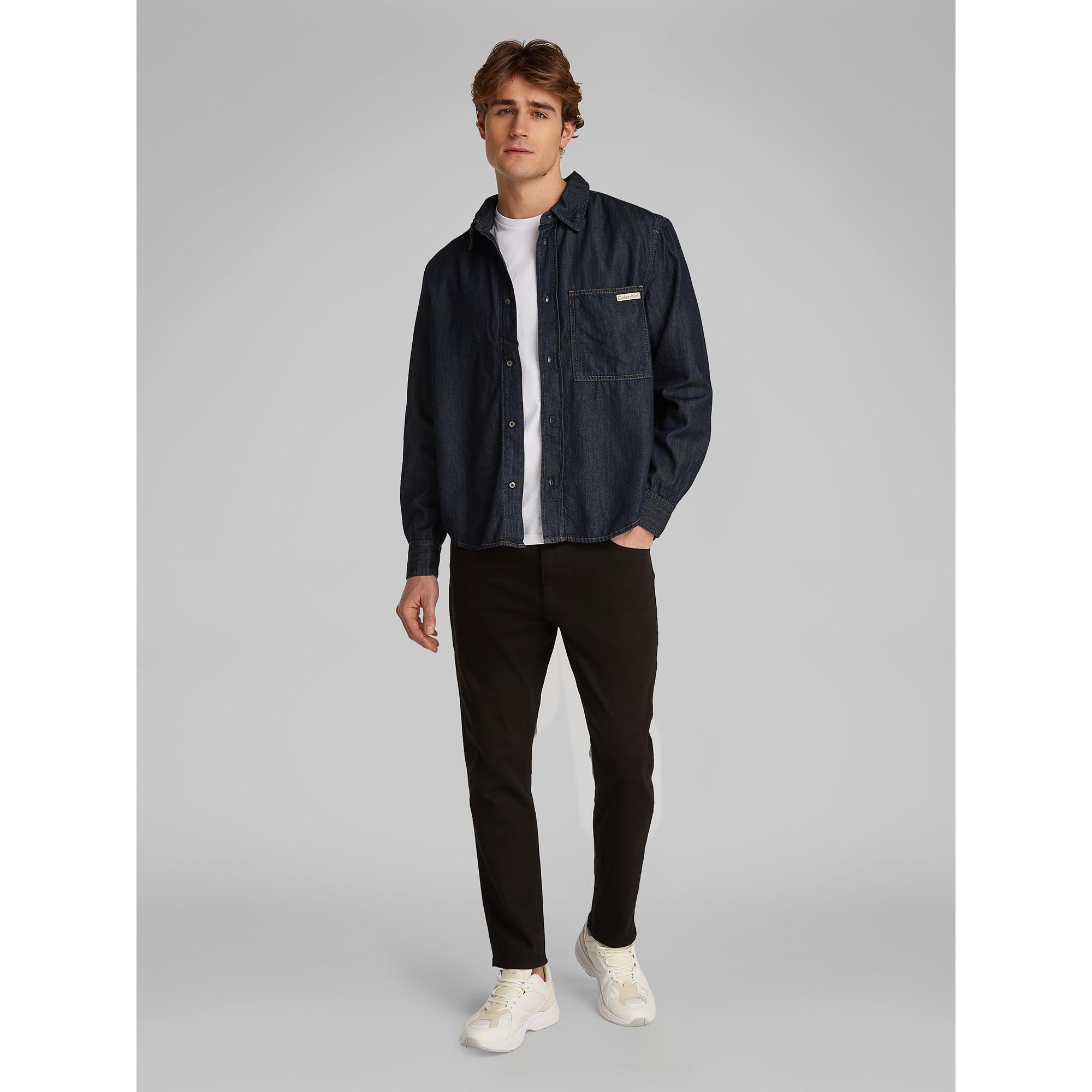 Calvin Klein Jeans Langarm Denim Hemd Regular Fit