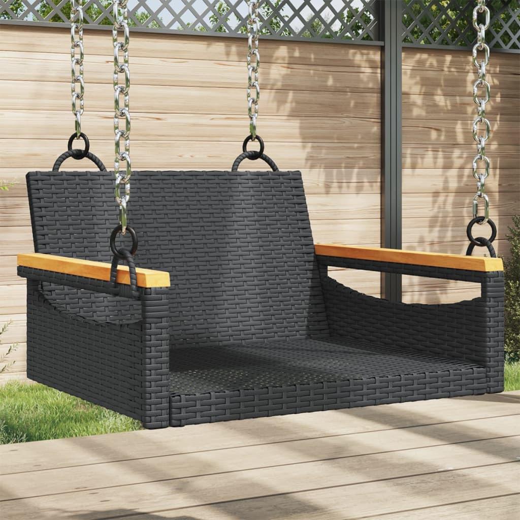 VidaXL Hängebank poly-rattan