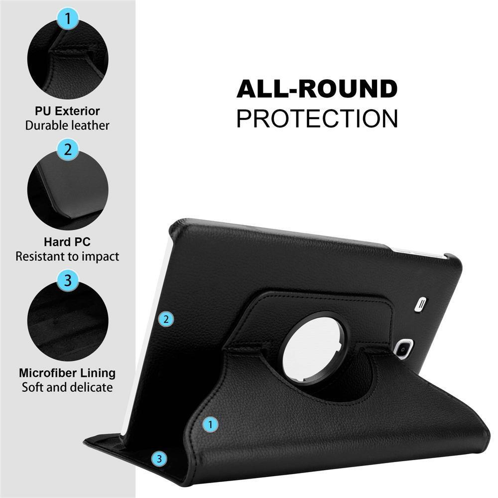 Cadorabo Tablet Hülle für Samsung Galaxy Tab E OHNE Auto Wake Up