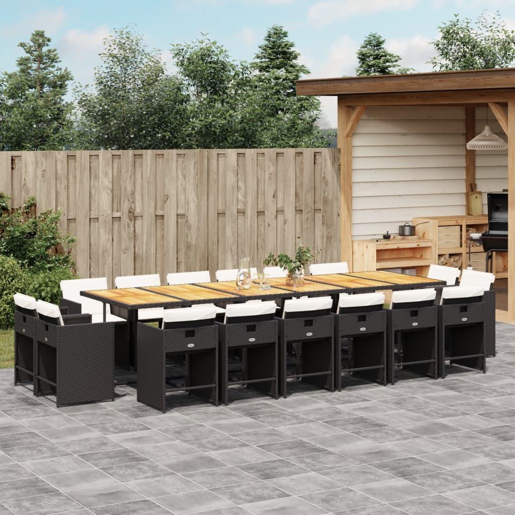 VidaXL Garten essgruppe poly-rattan