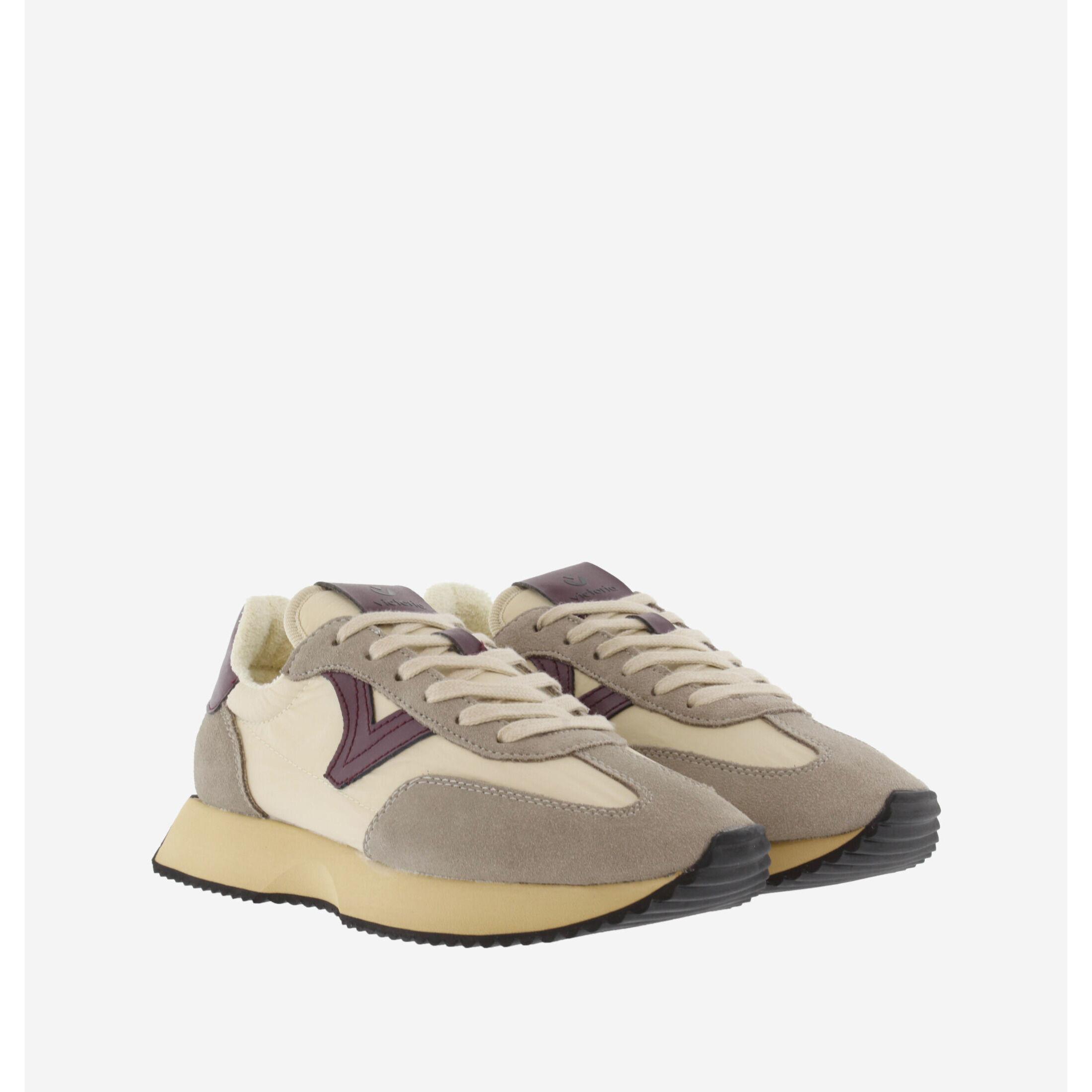 Victoria sneakers für damen cosmos retro nylon & piezas serraje & suela dentada