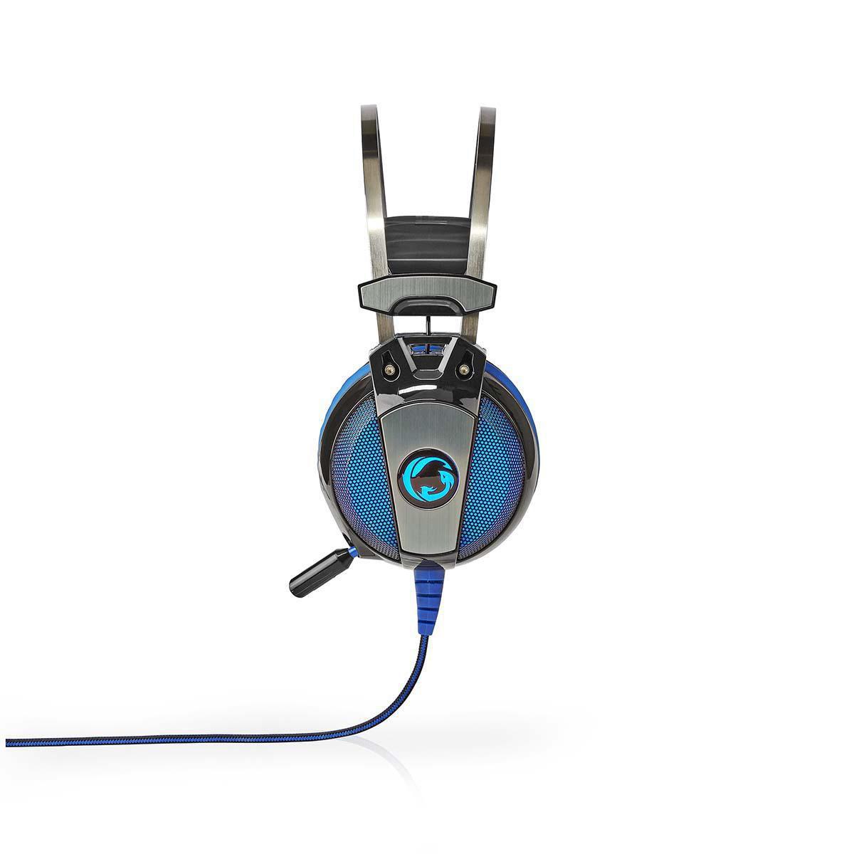 Nedis Gaming-Headset | Over-Ear | Surround | USB Typ-A | Biegbares & einziehbares Mikrofon | 2,10 m | Normale Beleuchtung