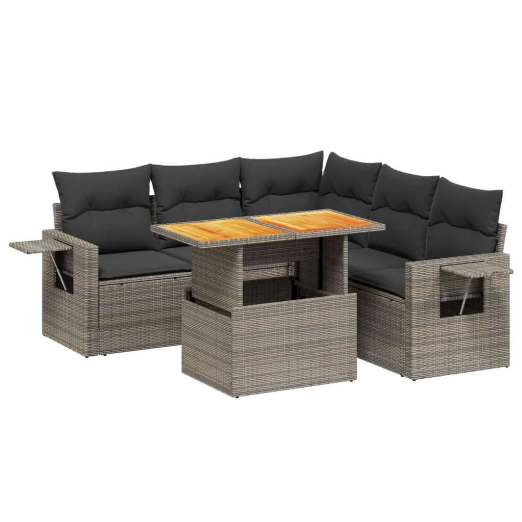 VidaXL Garten sofagarnitur poly-rattan