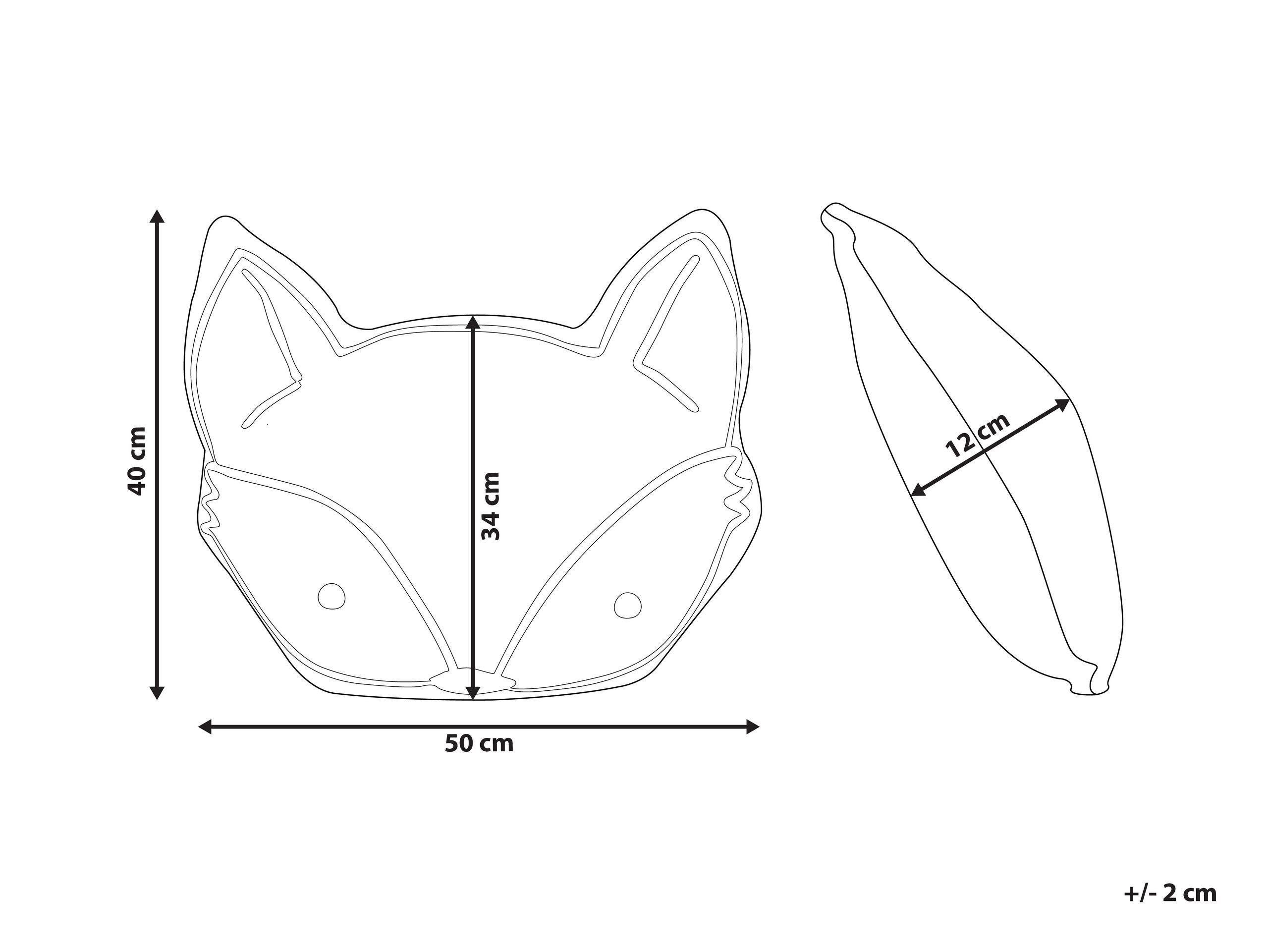 Beliani Dekokissen aus Baumwolle Modern VADODARA