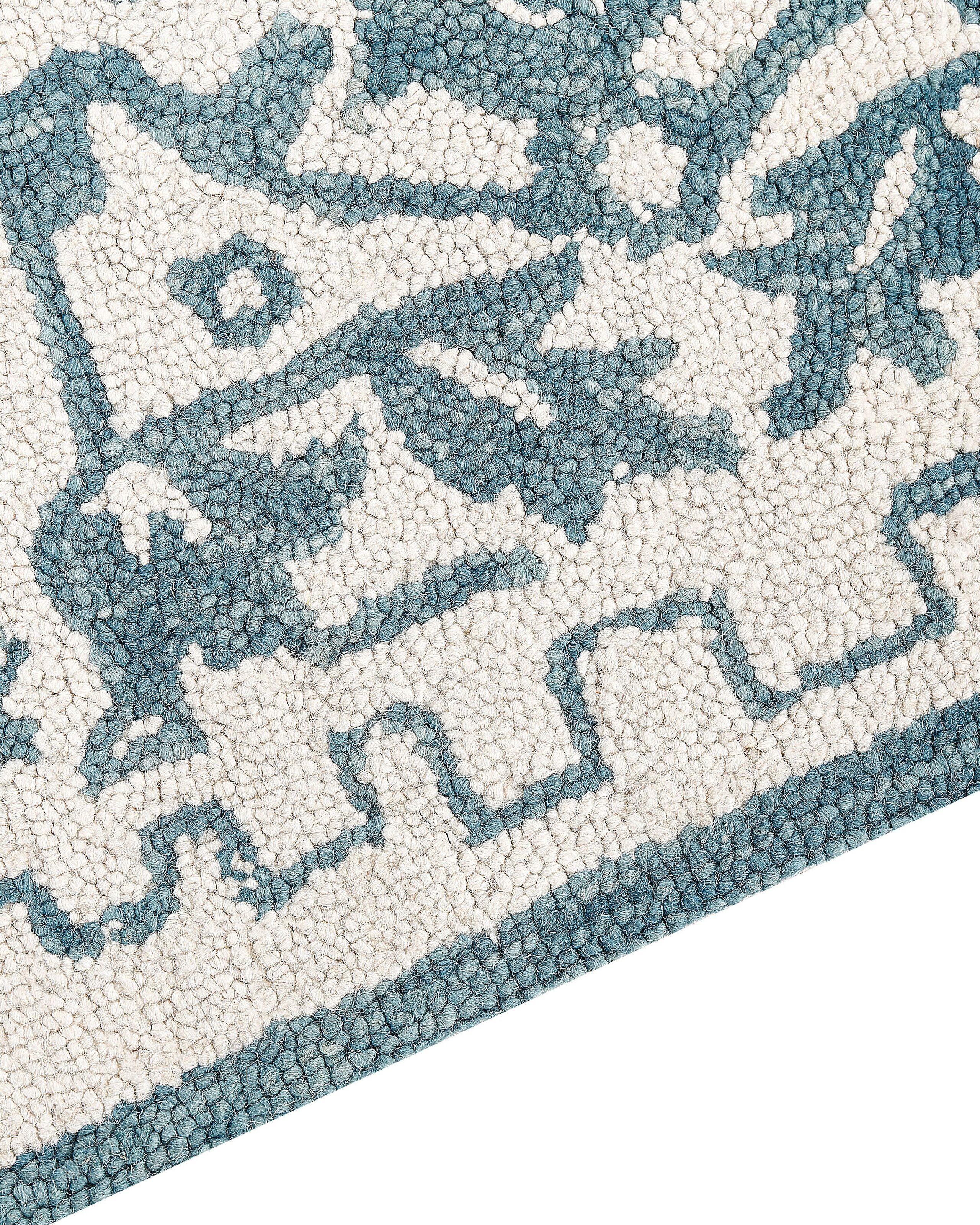 Beliani Teppich aus Wolle Retro AHMETLI