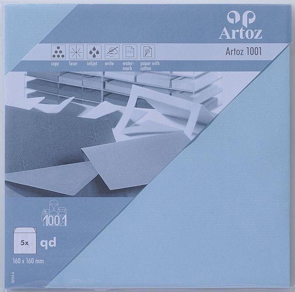 Artoz ARTOZ Couverts 1001 160x160mm 100g, pastellblau 5 Stück