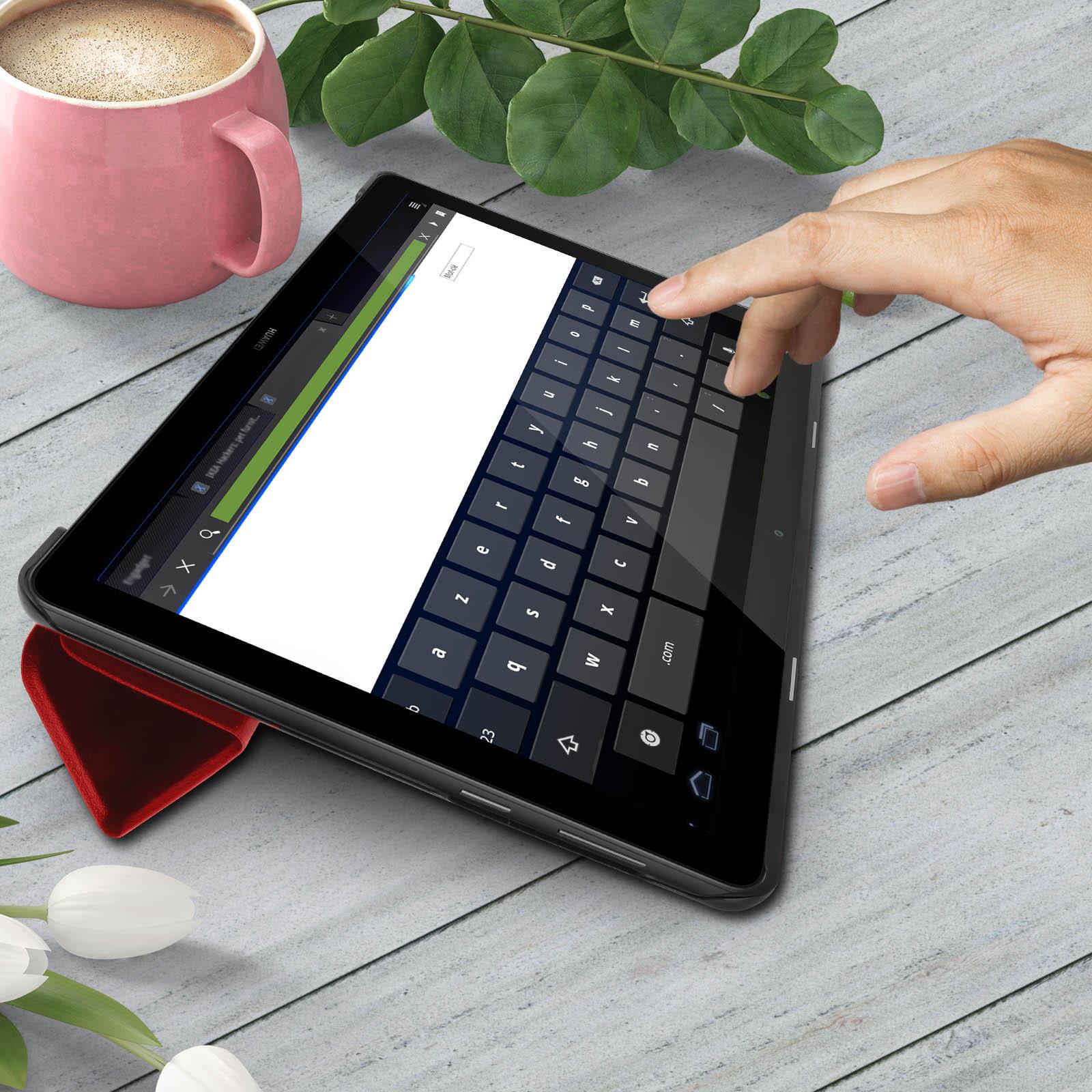 Avizar Trifold Etui Huawei Mediapad T5 10'' Rot