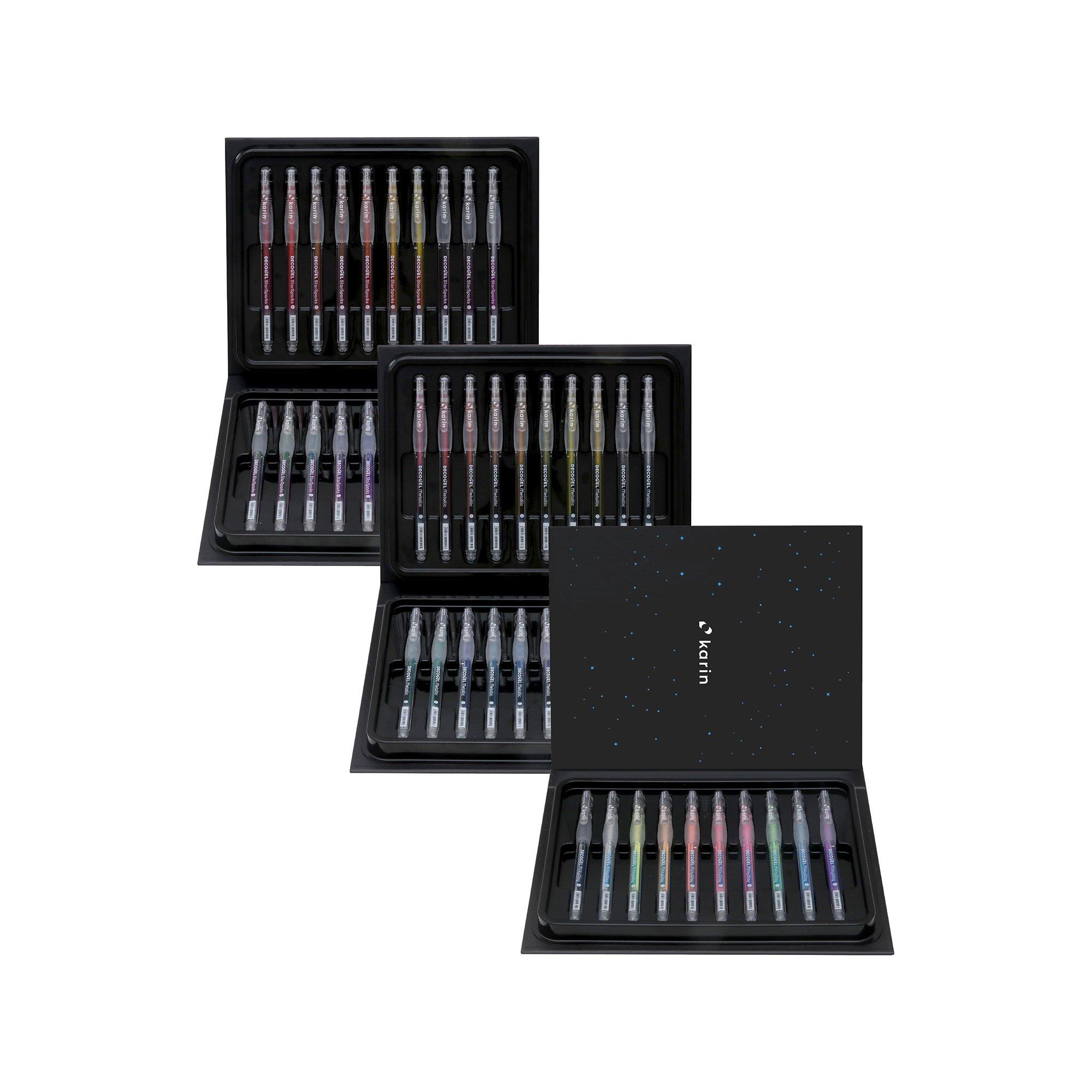 Karin Metallische Gelmalstifte im Kartonetui Cosmic Collection