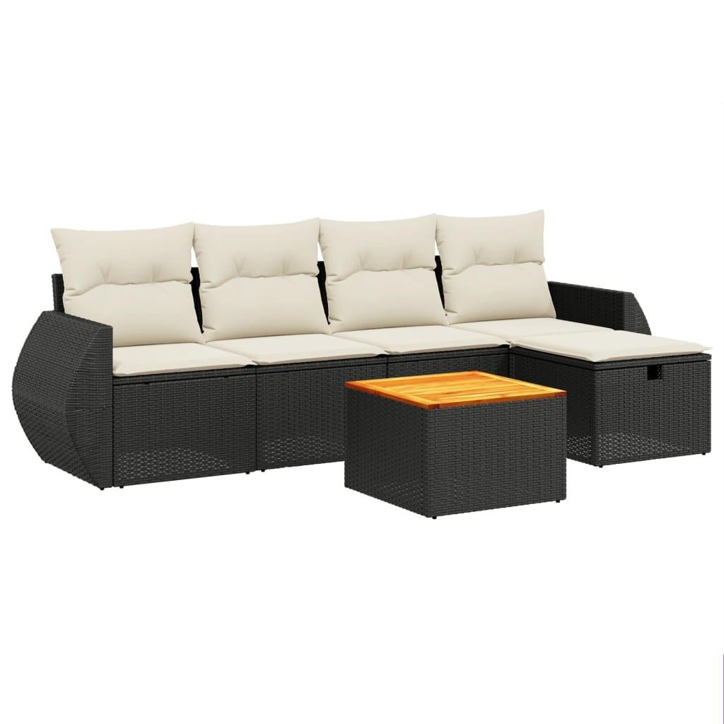 VidaXL Garten sofagarnitur poly-rattan