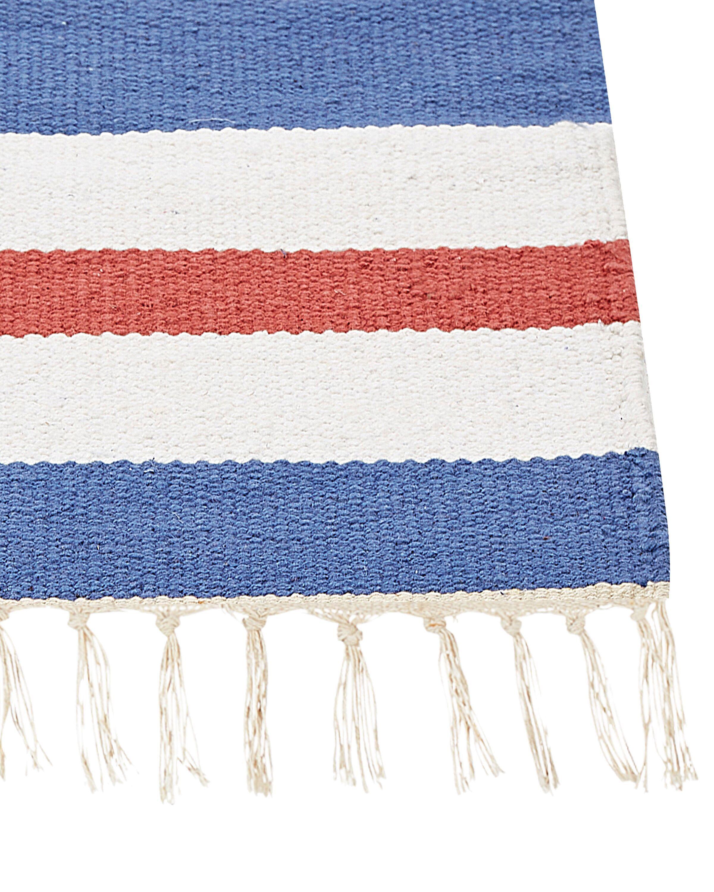 Beliani Teppich aus Baumwolle Klassisch VARSER