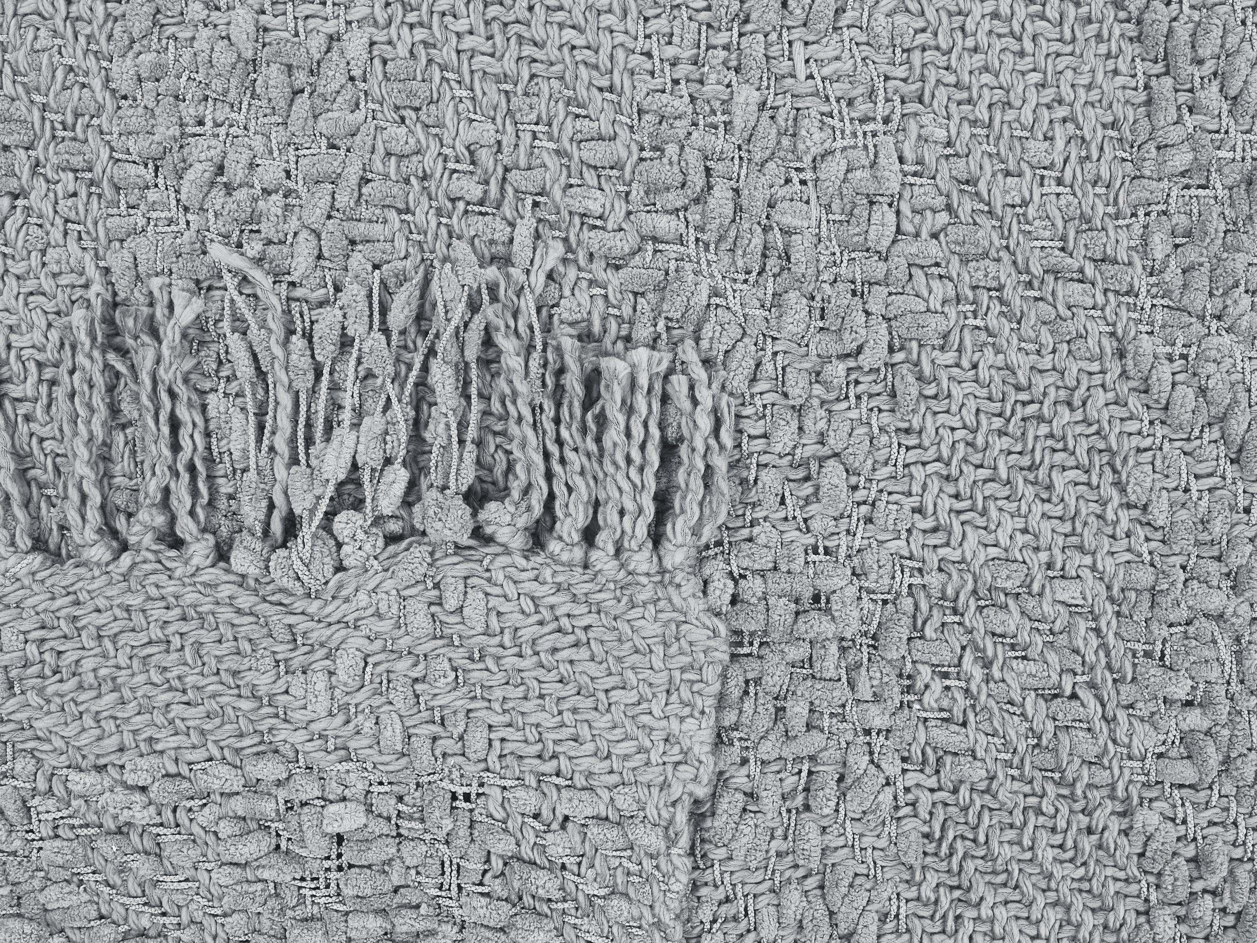 Beliani Kuscheldecke aus Baumwolle Boho VELLA