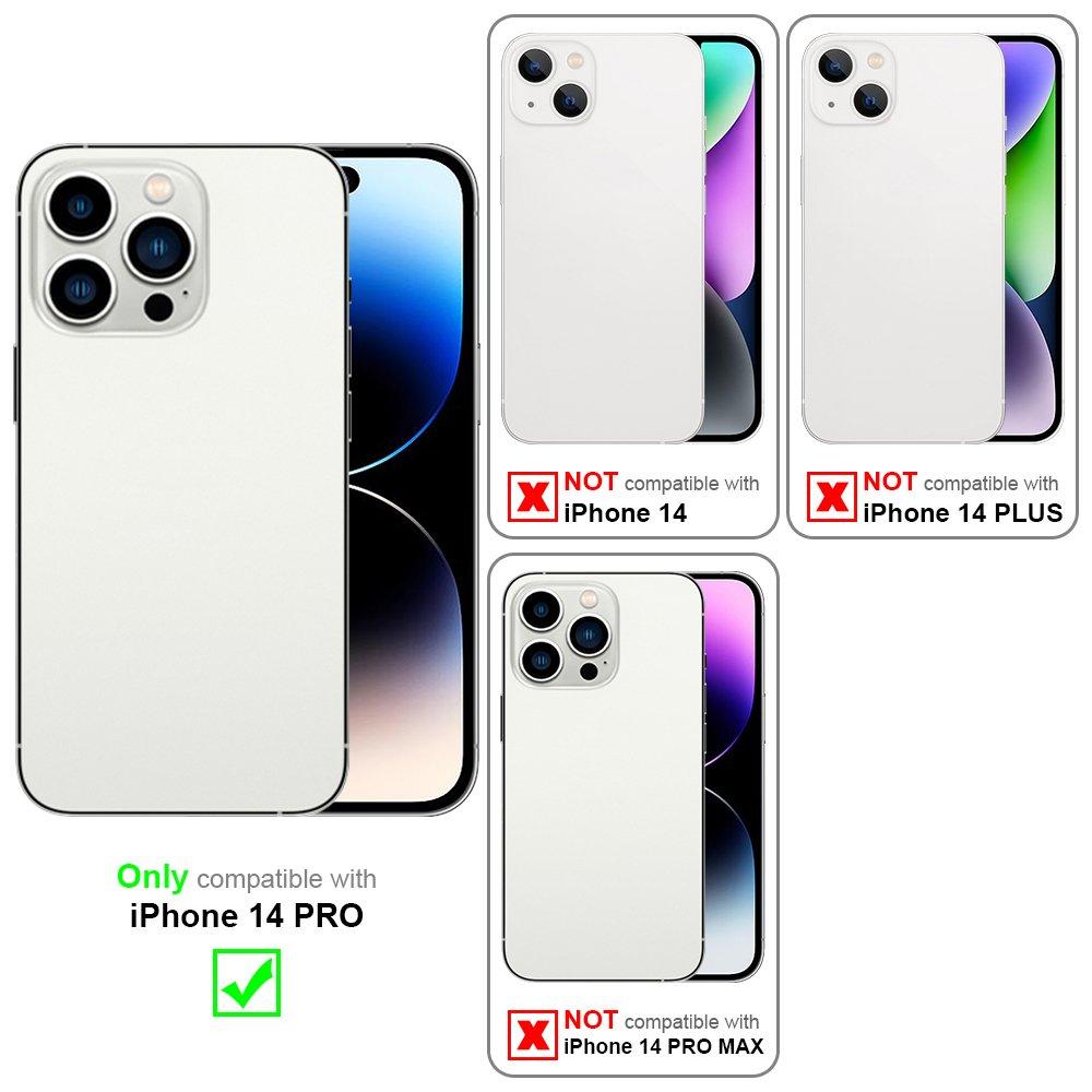Cadorabo Hülle für Apple iPhone 14 PRO Standfunktion, Kartenfach