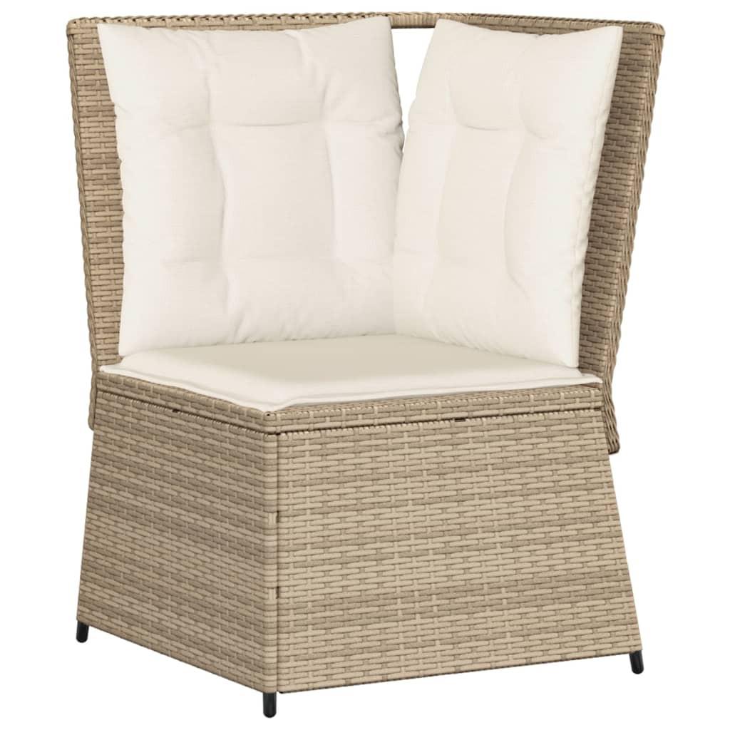 VidaXL Gartensofa poly-rattan