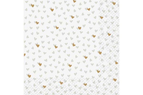 STEWO INTERNATIONAL STEWO Serviette Lovelyn 33x33cm 2572650566 grau hell 20 Stück