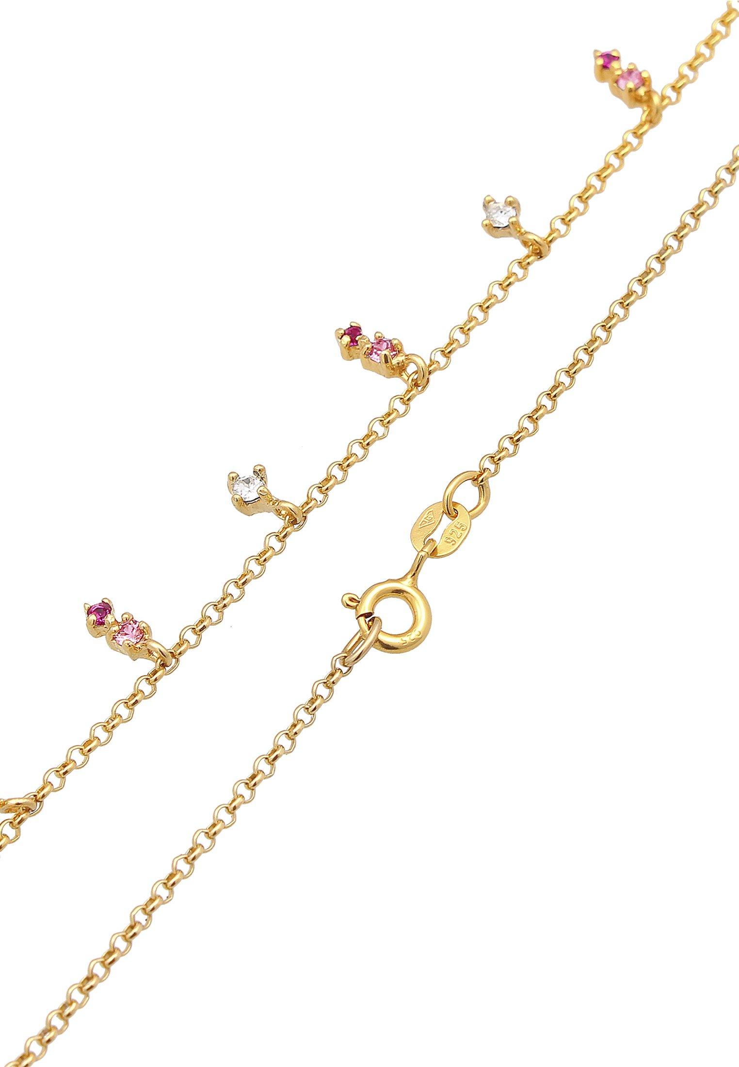 Elli Halskette Kristall Pink